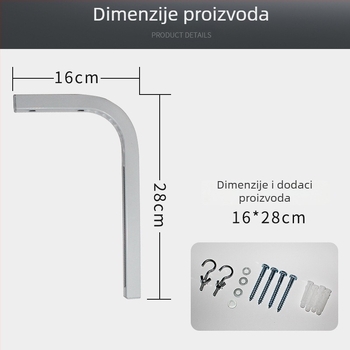 Fly Rima električni projekcijski zaslon, prijenosni nosač pod kutem od 90°, omjer stranica 16:9/4:3, težina 2 kg