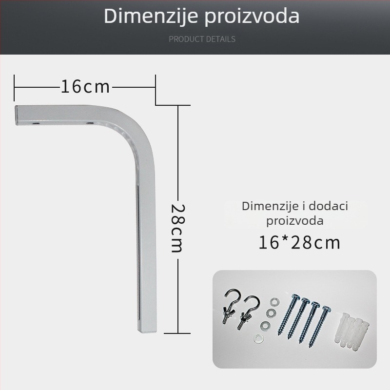Fly Rima električni projekcijski zaslon, prijenosni nosač pod kutem od 90°, omjer stranica 16:9/4:3, težina 2 kg