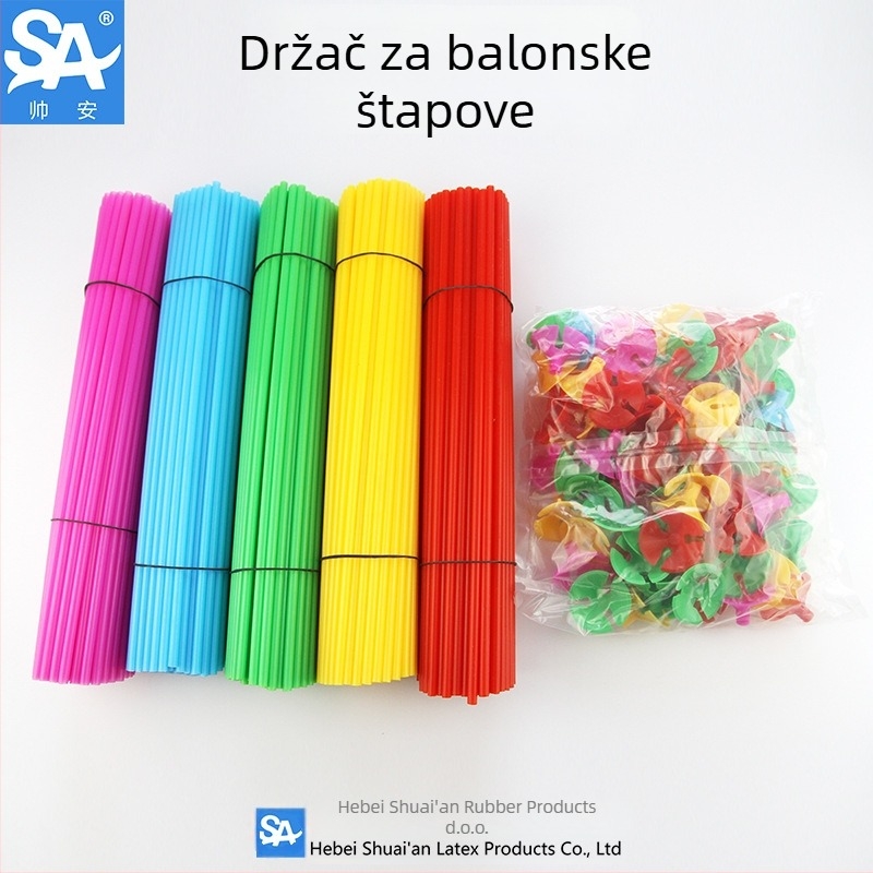 Stalak za balone Shuai | plastični | za vanjsku uporabu | pogodan za večernje zabave, koncerte, vjenčanja, sportske događaje i festivale