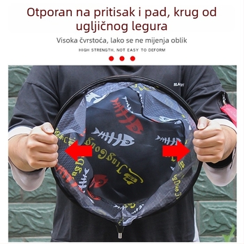 Ribolovna mreža s džepom Ice shadow - materijal: karbonska legura - licencirane privatne marke: Is