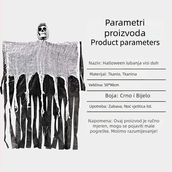 Halloween dekoracije lubanje za uređenje prostora - tkanina, festivalni stil, rekviziti za prostor