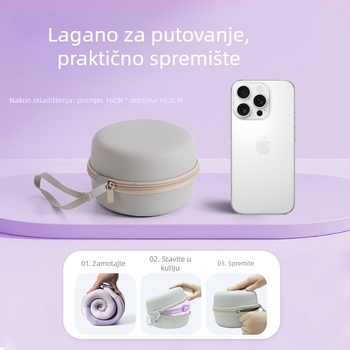Memory foam U-oblik putni jastuk, Saien, Modal tkanina, lagan, do 0,5 kg, moderan viseći dizajn