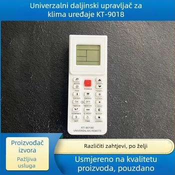 Risheng KT-9018e blister verzija daljinskog upravljanja klimatizacijom s jednim klikom za brzo hlađenje i grijanje