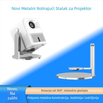 Stativ za projektor, kompaktan za stolnu upotrebu, ojačan i ultra stabilan, podesivi kut, višenamjenski