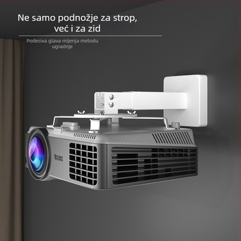 Siyin H350 Držač projektora, bijeli, za plafon i zid, podesiv za kućnu upotrebu