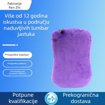 Ai reward me Jastuk za donji dio leđa, prilagodljiv u malim serijama, Crystal Velvet navlaka, punjenje zrakom