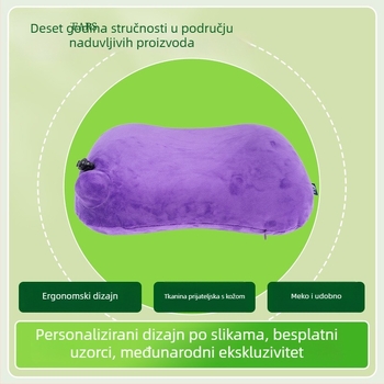 Ai reward me Jastuk za donji dio leđa, prilagodljiv u malim serijama, Crystal Velvet navlaka, punjenje zrakom