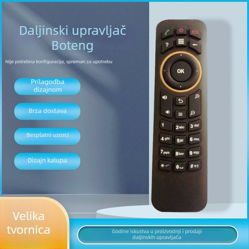 Univerzalno daljinsko upravljanje BTY1646, Bo Teng Industry, domet 12 m, kompatibilno s lampama ventilatora i solarnim lampama