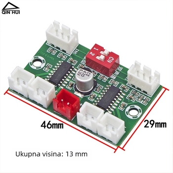 XH-A156 Četverokanalni PAM8403 digitalni pojačivač ploča, USB 5V napajanje, DIY mini audio kutija retrofit modul