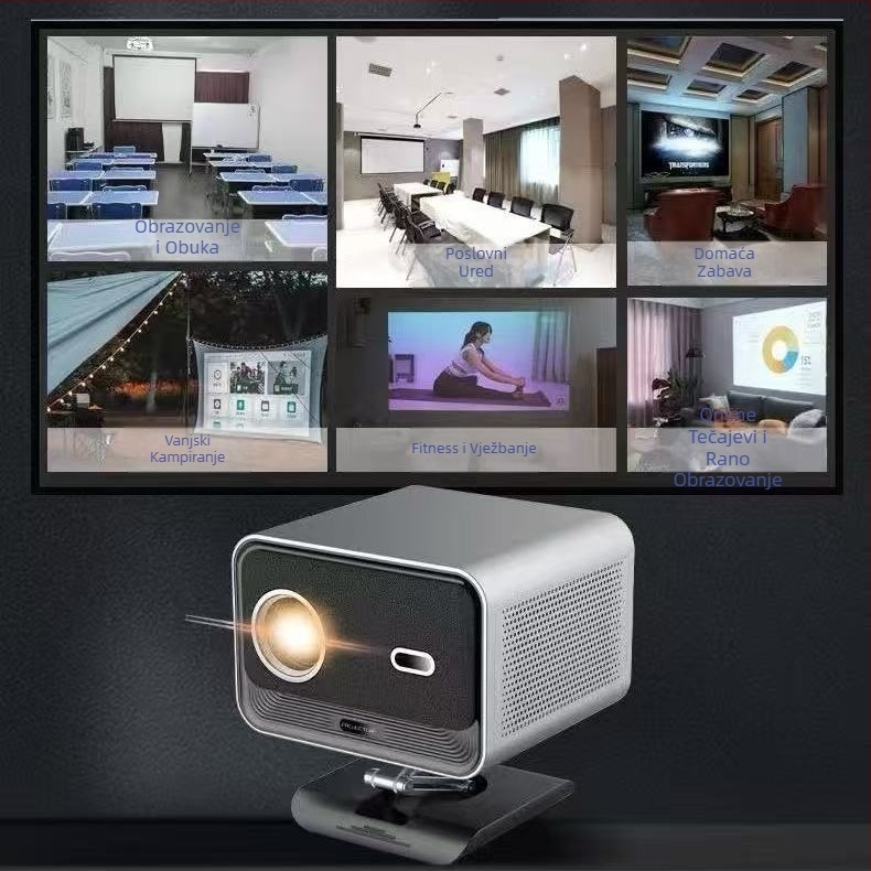 Puda 4K pametni projektor s direktnom projekcijom, model 2025, 55W, Guangdong