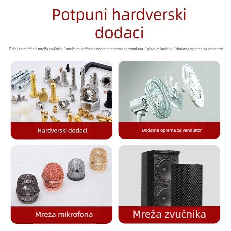 Gril za automobilskog zvučnika – nehrđajući čelični mrežasti poklopac, za Bluetooth bežični zvučnik, model Bluetooth audio iron network, marka Grand slam