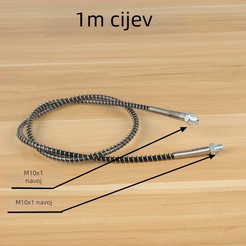 Električna pumpa za zrak visokog tlaka, 30 MPa, duljina 1000 mm, model 1000, materijal: željezo
