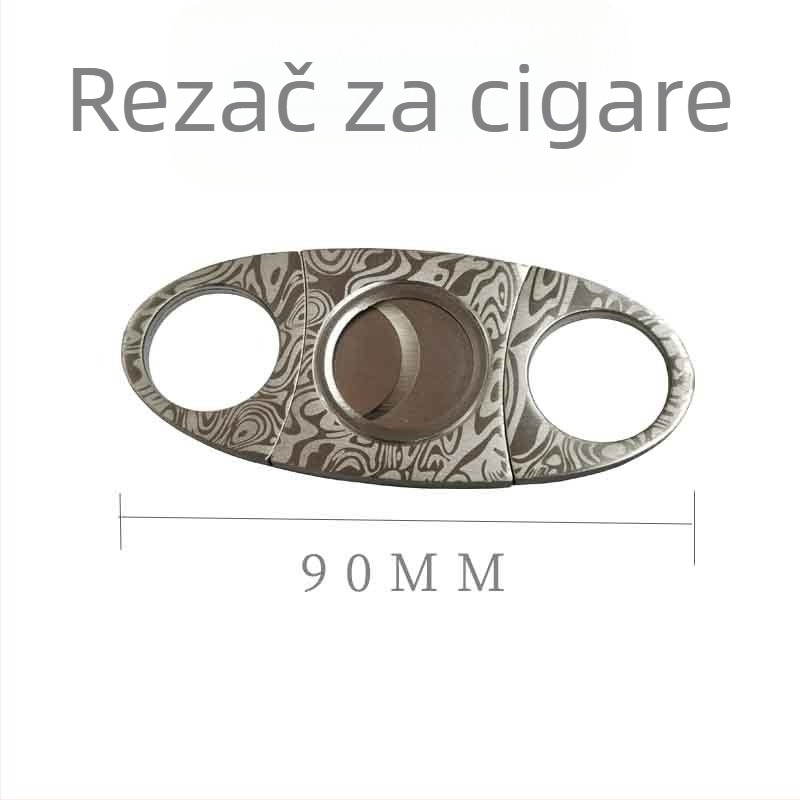 Nehrđajući čelične škarice za cigare s mogućnošću logotipa, brusena površina