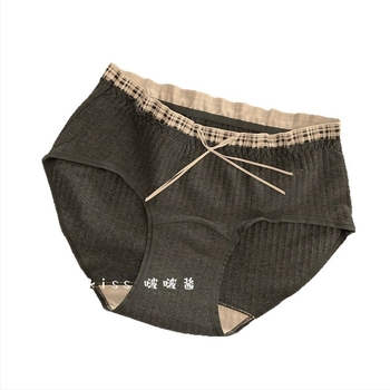 Rouge Sweet Dream 2025 antibakterijske pamučne gaćice za žene s produženim preponama i pokrivenošću bokova, prugasti uzorak