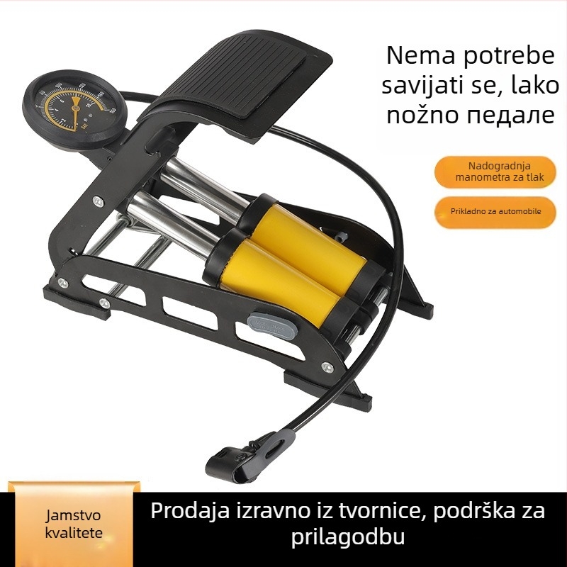 Jingchi dvocilindrična ručna pumpa visokog tlaka za električna vozila, metalno kućište, težina 1.9 kg