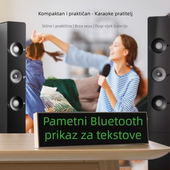 Bluetooth zvučnik s zaslonom za prikaz teksta pjesme u stvarnom vremenu i reproducijom glazbe, model RX-08, brenda JOBOLBASS