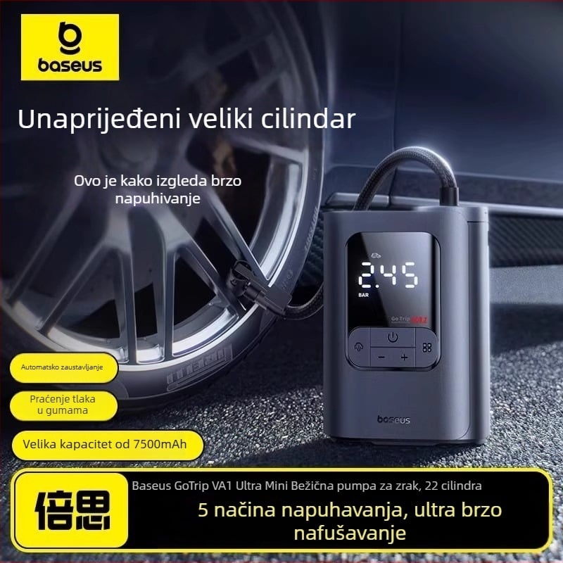 Baseus Gotrip VA1 Mini bežična pumpa za zrak za automobile i električna vozila