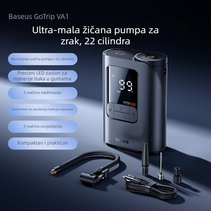 Baseus Gotrip VA1 Mini bežična pumpa za zrak za automobile i električna vozila