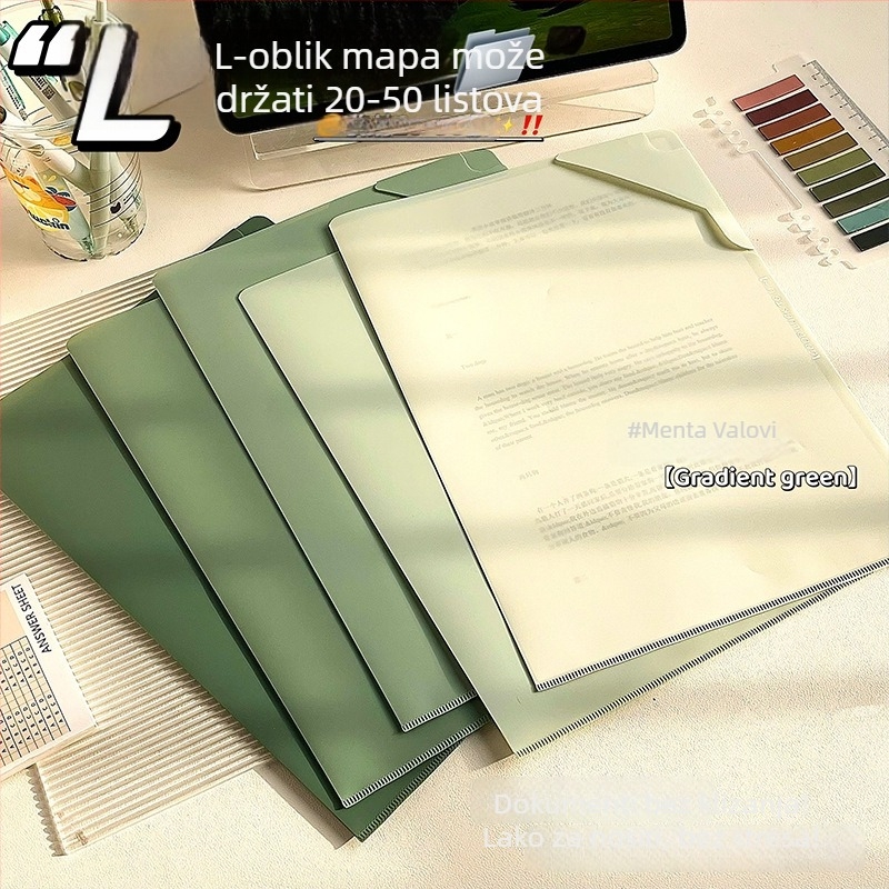 A4 mapa za dokumente s povlačnim čepom, plastična, model F2, debljina ploče 1 mm, mogućnost prilagodbe