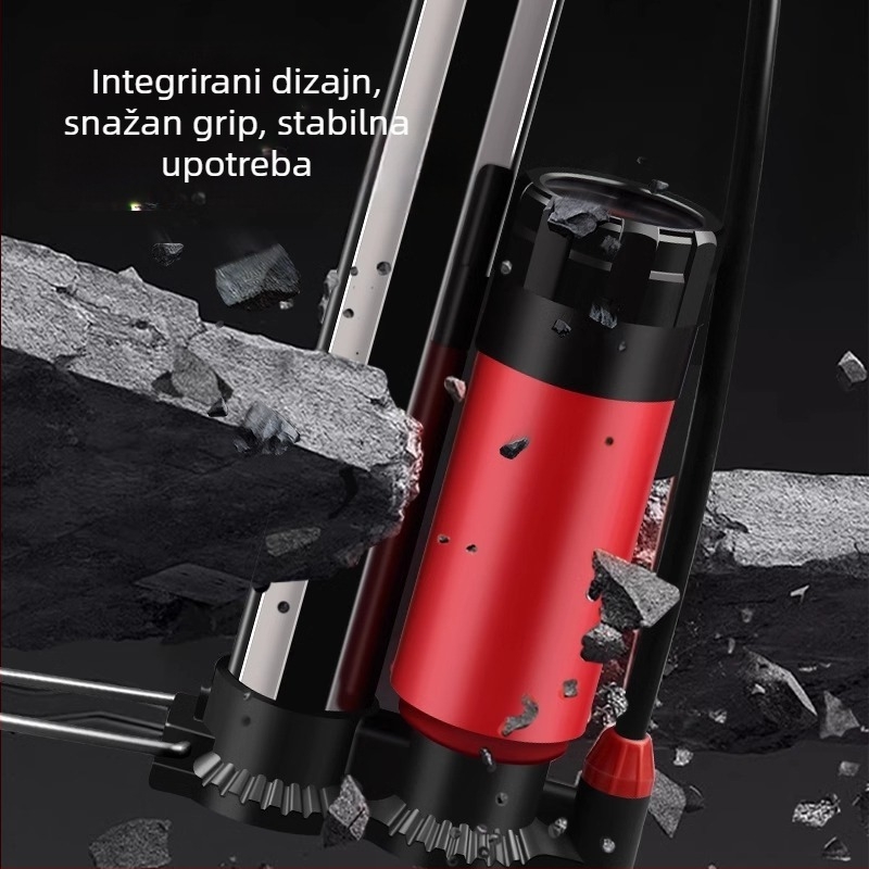 Peda pumpa za bicikle — model LC202482001, metalna konstrukcija, tlak zraka 500, težina 0,24 kg