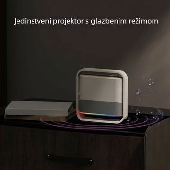 Kućni prijenosni projektor, 1080P, 370 ANSI lm, projekcija do 150 inča, 72W