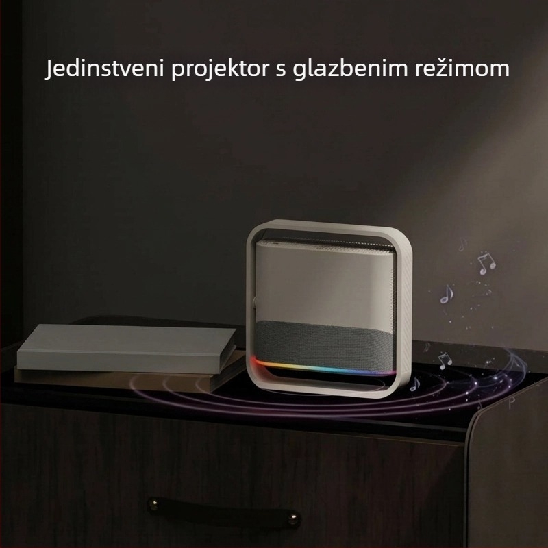 Kućni prijenosni projektor, 1080P, 370 ANSI lm, projekcija do 150 inča, 72W