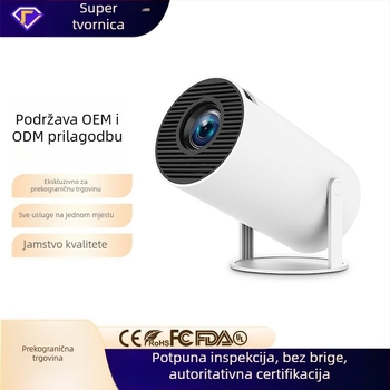 HY300 Prijenosni LCD projektor: 1080P, 120 ANSI, WiFi, Android 11, Bluetooth