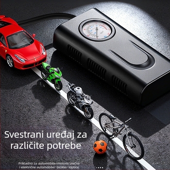Prijenosna bežična električna pumpa za automobilske gume, USB napajanje, 12V, 120W, digitalni zaslon, 25 L/min