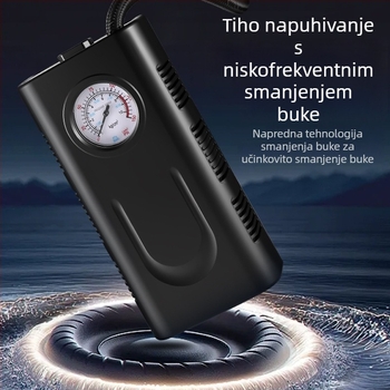 Prijenosna bežična električna pumpa za automobilske gume, USB napajanje, 12V, 120W, digitalni zaslon, 25 L/min