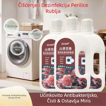 Čistač za perilicu – tekuće sredstvo za dubinsko čišćenje univerzalnog bubnja i pulsatora, CY-05, 600 ml, uklanjanje kamenca i antibakterijsko djelovanje