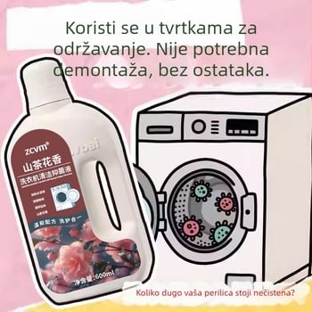 Čistač za perilicu – tekuće sredstvo za dubinsko čišćenje univerzalnog bubnja i pulsatora, CY-05, 600 ml, uklanjanje kamenca i antibakterijsko djelovanje