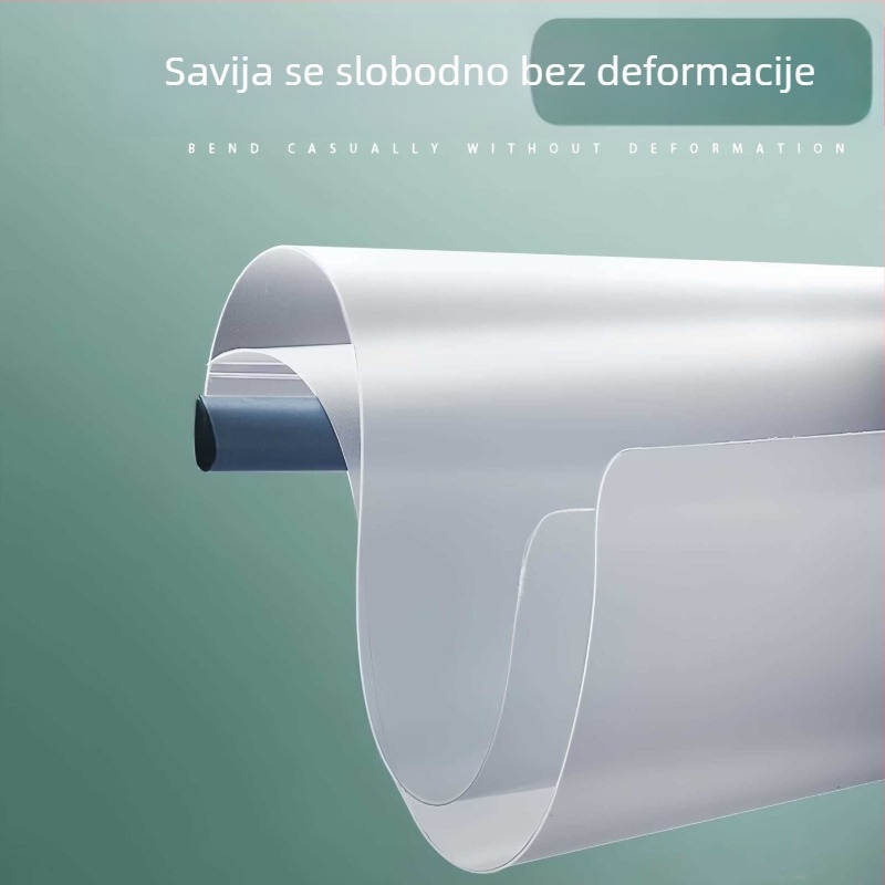 A4 mapa s klipom na šipku, prozirna zaštita za knjige, plastika, klip s šipkom, debljina ploče 10 mm, velika kapaciteta