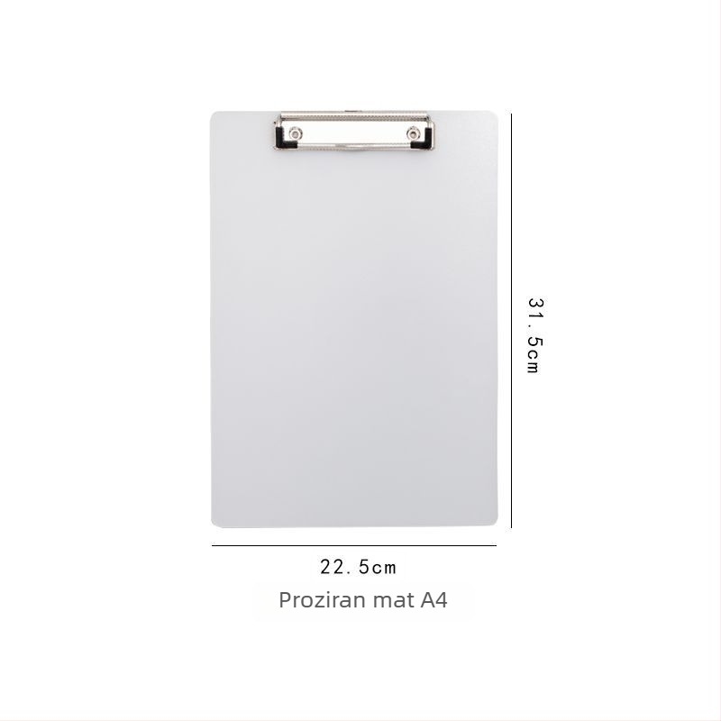 A4 clipboard s klipom ploče, plastično tijelo, debljina ploče 160cc, marka Aodiqi