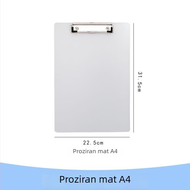 A4 clipboard s klipom ploče, plastično tijelo, debljina ploče 160cc, marka Aodiqi