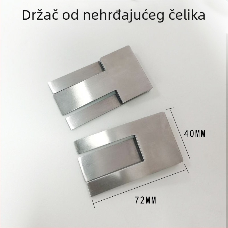 Prijenosni tronožni držač za cigare, 430 nerđajući čelik, sklopiv, jednostavan dizajn