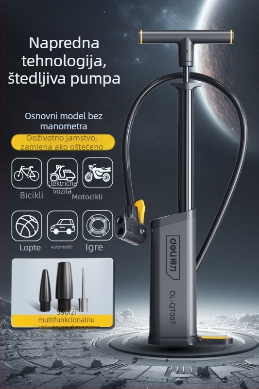 Deli visokotlačna pumpa za zrak za bicikl, bateriju EV i auto, model qt0070809