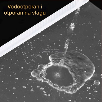 Prozirna mapa s vučnim mehanizmom, horizontalni dizajn, čvrsta plastična mapa za dokumente i izvještaje