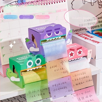 Šarene izvlačne bilježnice u kutiji, papirnate bilješke za pisanje, 105 listova, za isticanje ključnih točaka na prijemnom ispitu za magisterij