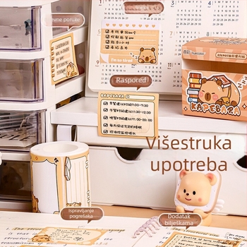 Truecolor Izdvojive bilješke s ljepljivim listićima — 256 unutarnjih stranica, slatke karikature učenika, Šifra proizvoda Al848475224766, IP dopuštenje: Ne