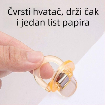 Deli PP-5855 TA867-04 plastična prozirna mapa s klipsom 28 mm