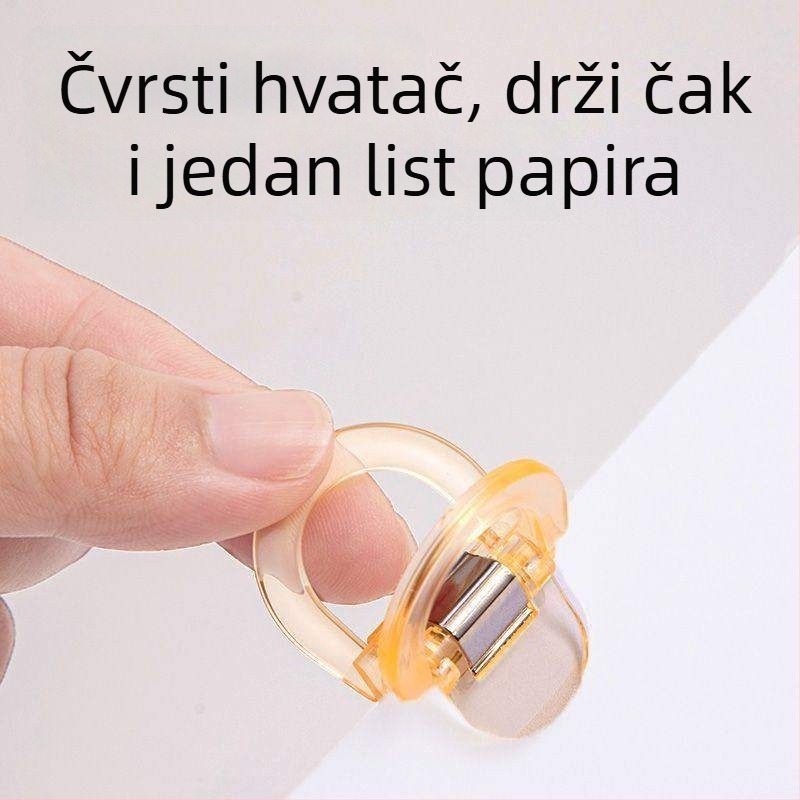 Deli PP-5855 TA867-04 plastična prozirna mapa s klipsom 28 mm