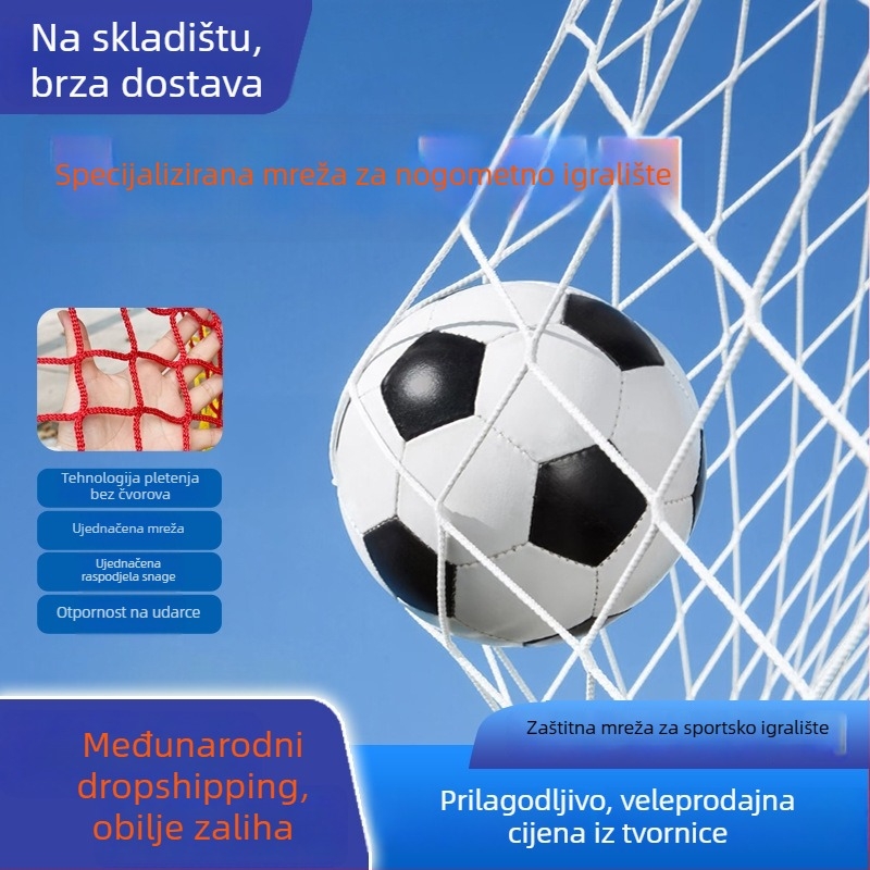 Zaštitna sportska mreža za nogometne terene, golf terene, skijališta i tenis terene