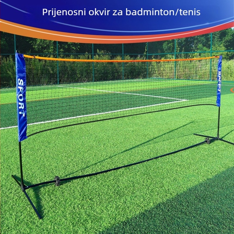 Prijenosni prilagodljivi stožer za mrežu za badminton i tenis, konstrukcija od čelika i PE, BX-DZ, Hengrui Sports