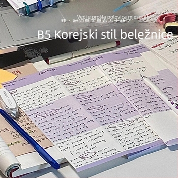 Bilježnica s karikaturnim stilom, nije ljepiva, bez IP licence, generička marka