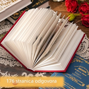Bilježnica s papirnatim omotom, vezana šavom, 80 g papir, 100–200 stranica, kreativni stil