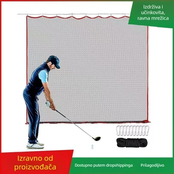 Golf trening mreža Aoyujian – najlon mreža, tisk logotipa dostupan, prilagodba