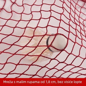 Chengmei Badminton mreža, prijenosna, Najlon/Poliester, prilagodljiva obrada, pogodna za badminton, tenis i druge igre s loptom
