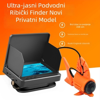 Podvodna kamera za ribolov visoke razlučivosti (dubina 0,6–30 m; litijeva baterija)