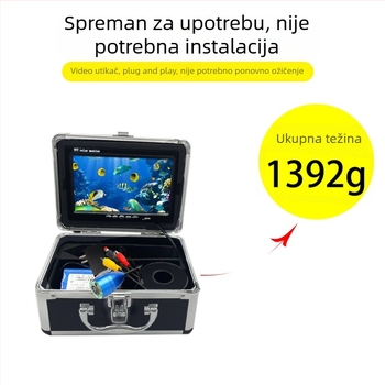 7-inčni HD podvodna kamera za ribolov s noćnim vidom – sonar za ribe