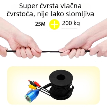 7-inčni HD podvodna kamera za ribolov s noćnim vidom – sonar za ribe